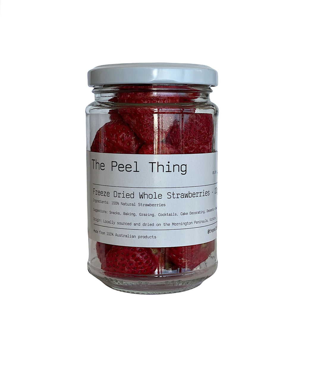 The Peel Thing Freeze Dried Strawberries Whole 20gm
