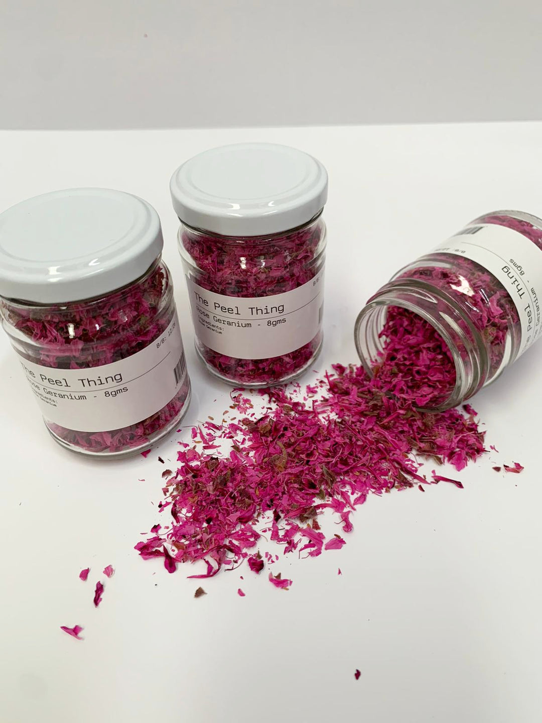 Edible Flower Sprinkles - Rose Geranium