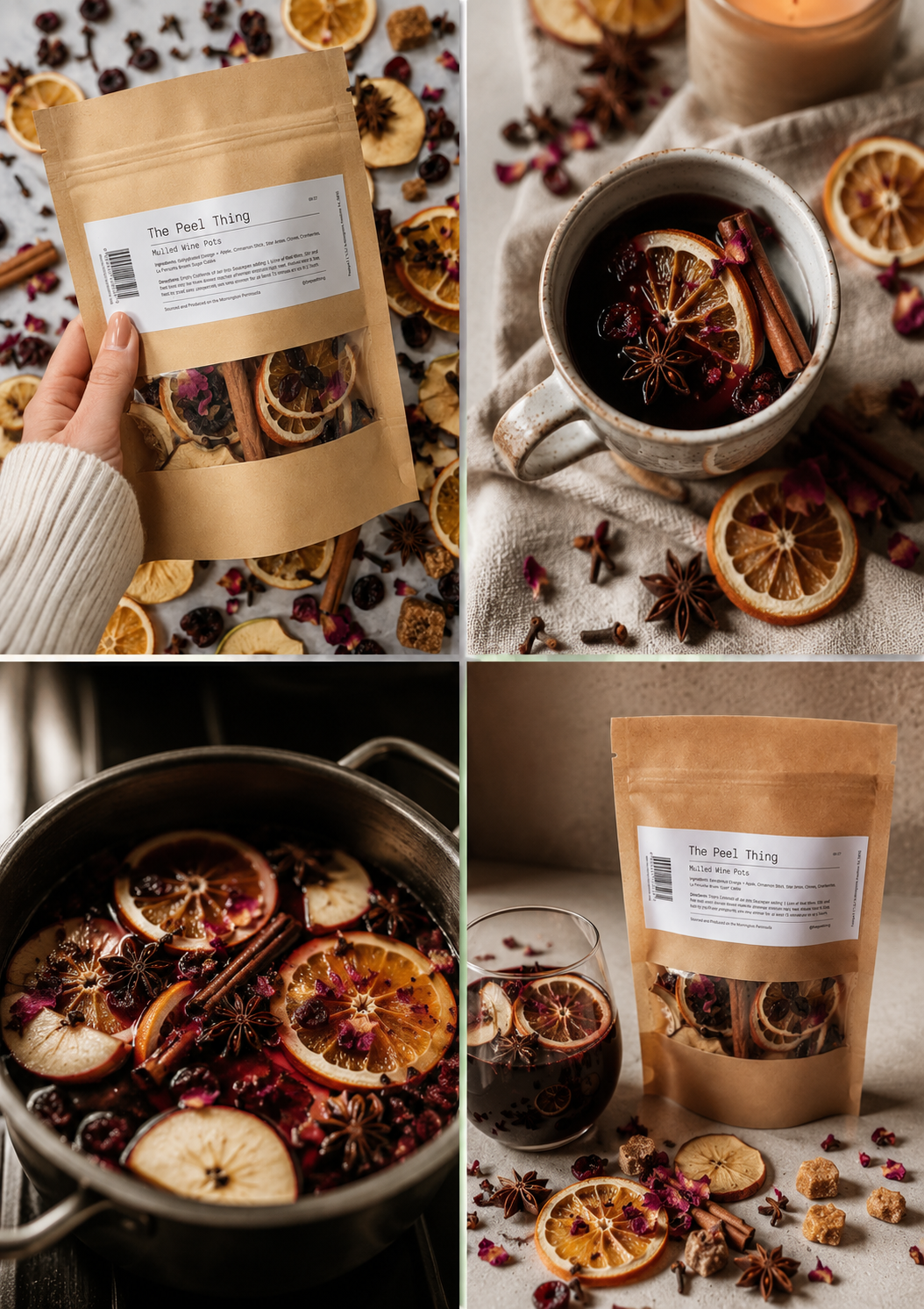 The Peel Thing Mulled Wine Pouches - 70gms