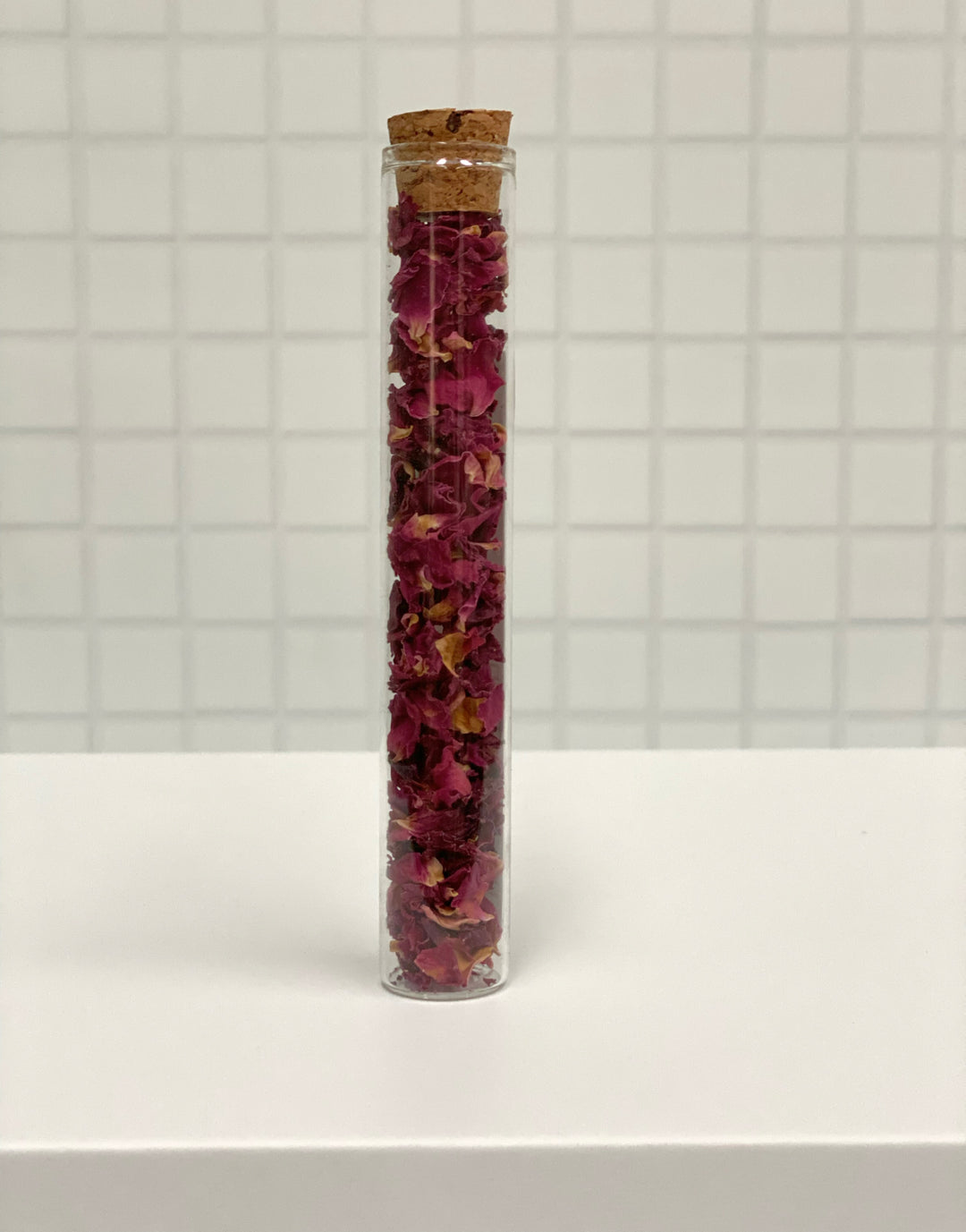 Edible Flower Sprinkles- Rose Petals ** Gift Size- Test Tube
