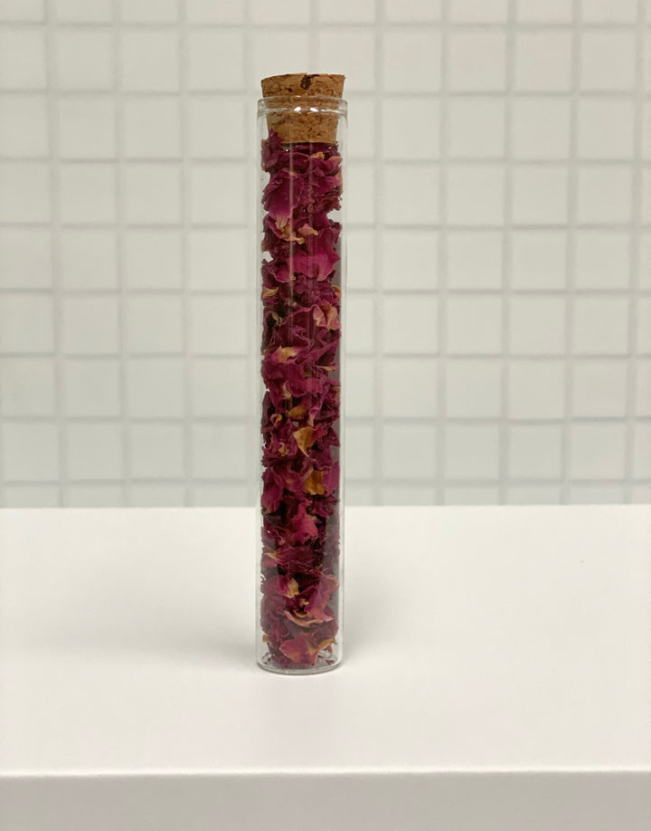 Edible Flower Sprinkles- Rose Petals ** Gift Size- Test Tube