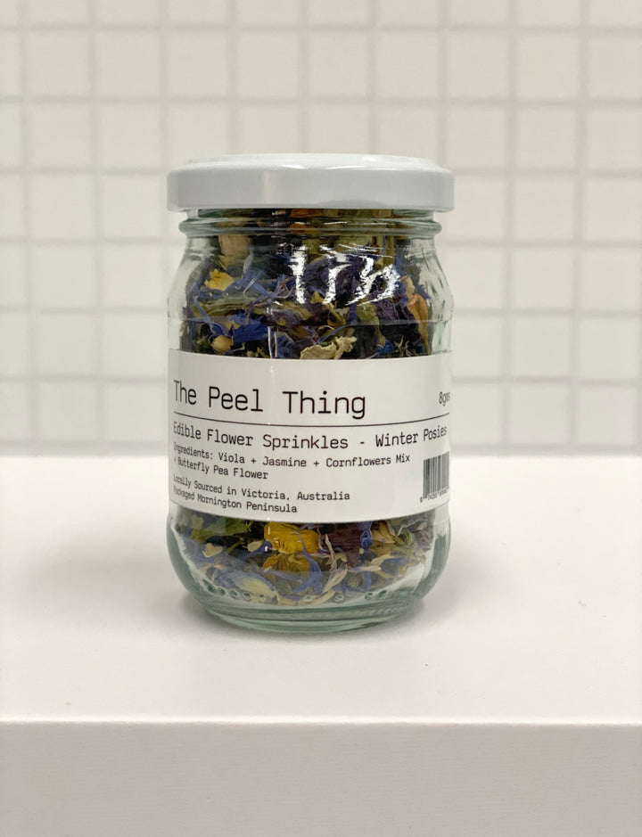 Edible Flower Sprinkles - Winter Posies
