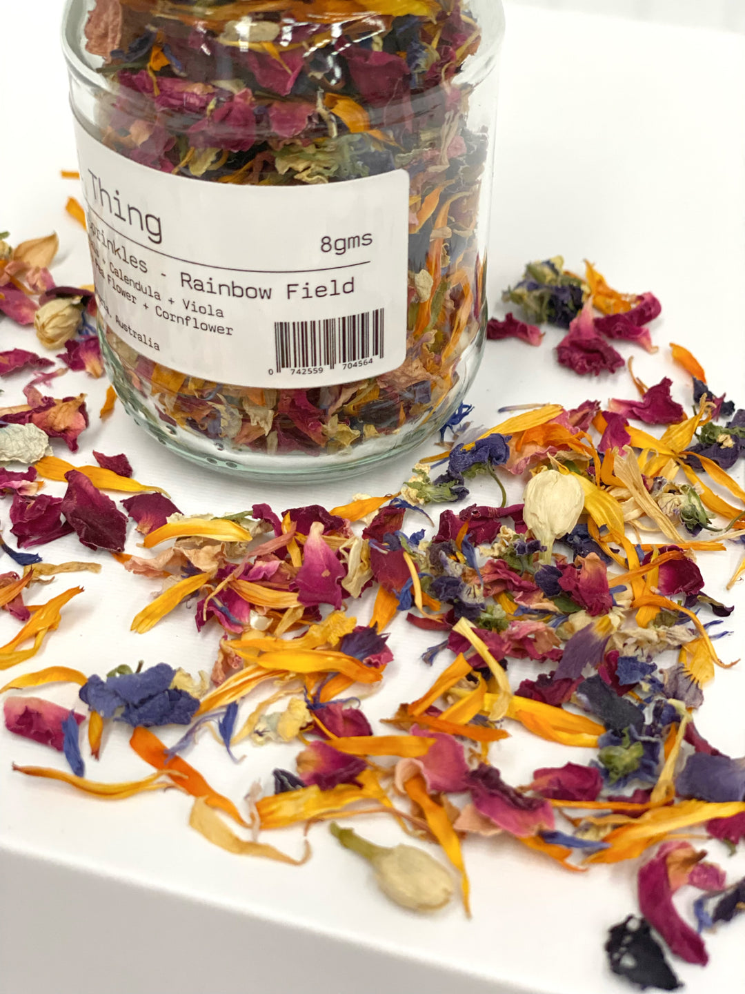 Edible Flower Sprinkles - Rainbow Field