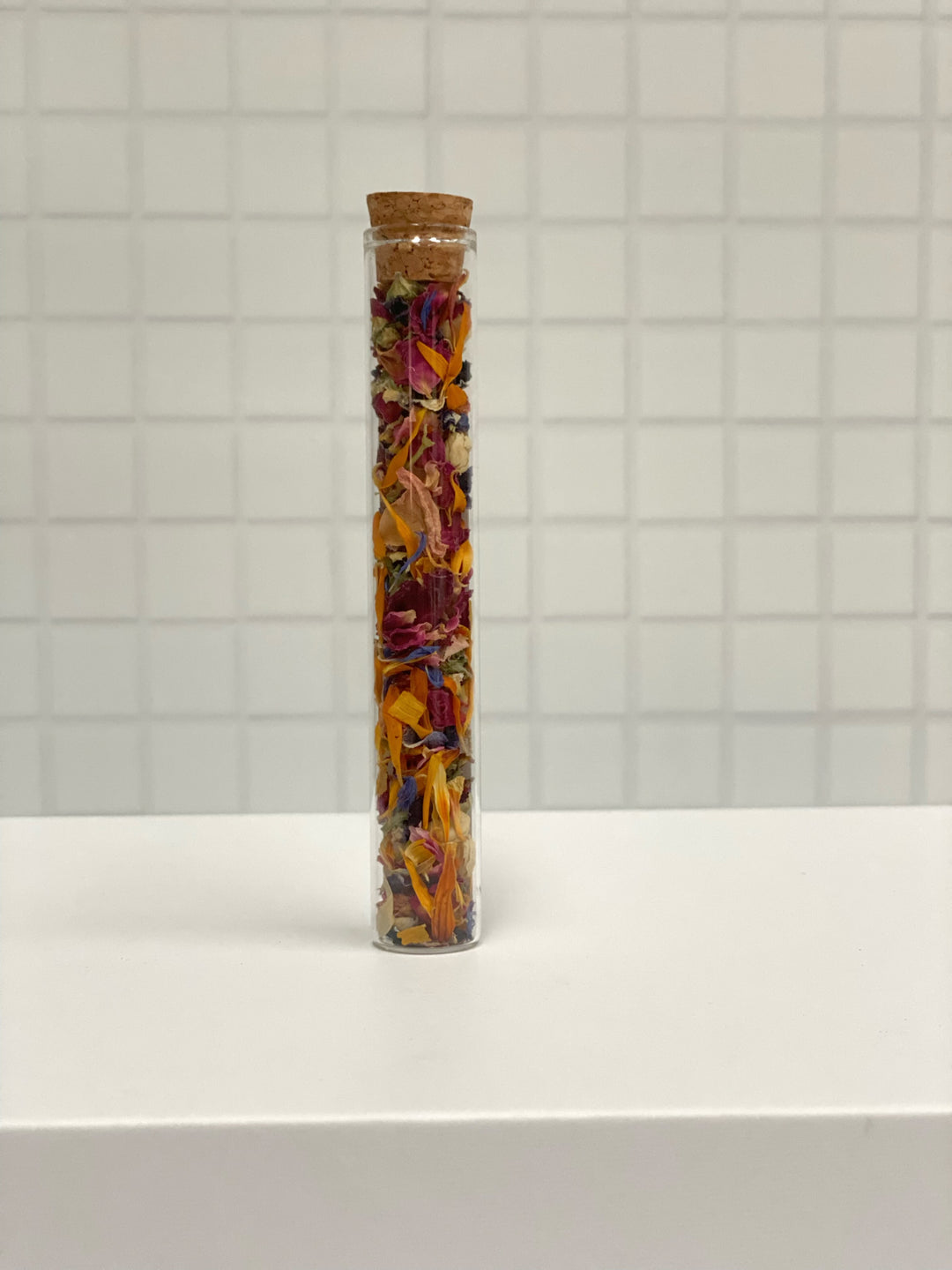Edible Flower Sprinkles-Rainbow Field ** Gift Size - Test Tube