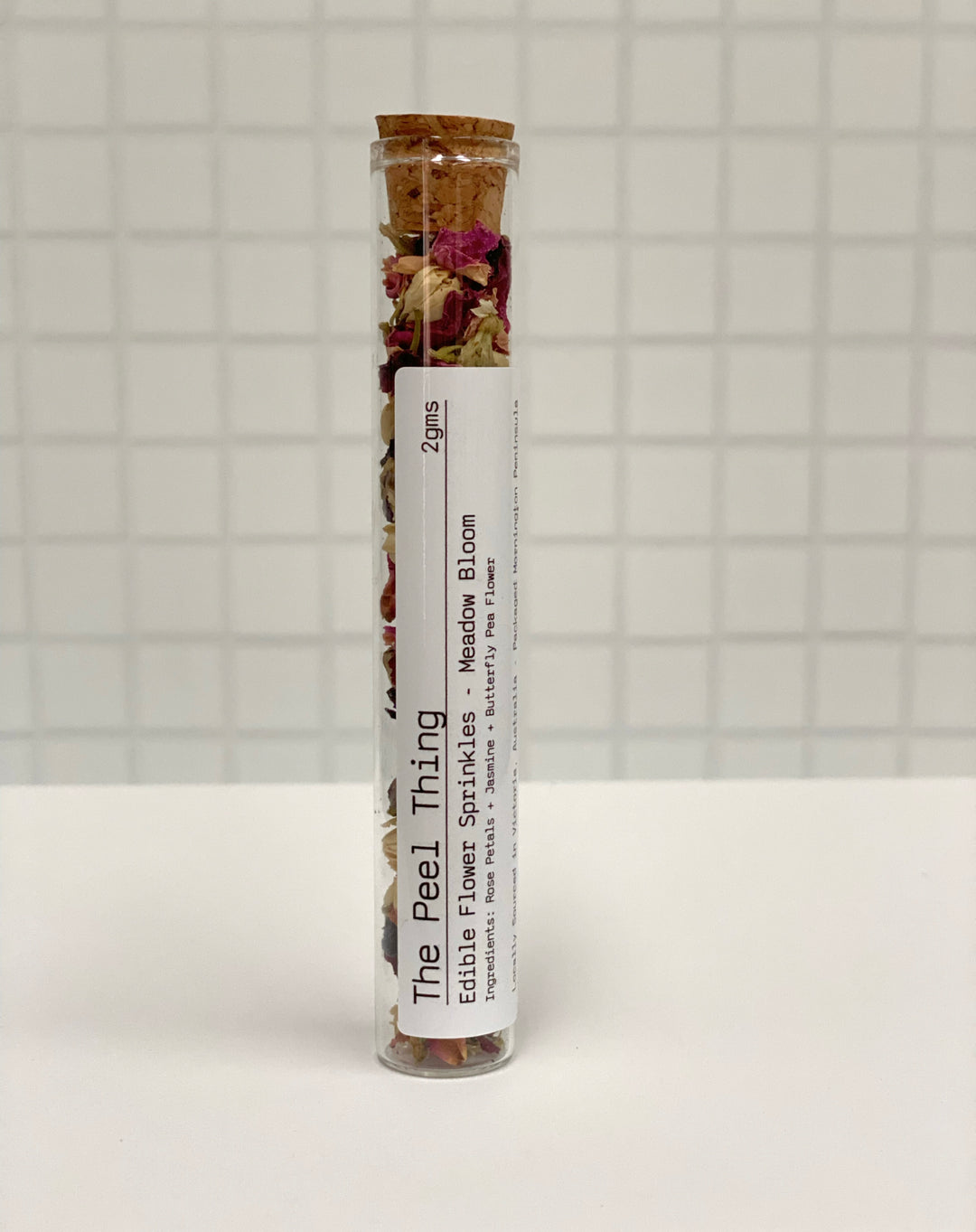 Edible Flower Sprinkles-Meadow Bloom ** Gift Size - Test Tube