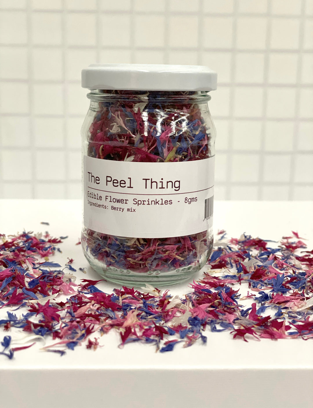 Edible Flower Sprinkles - Berry Mix