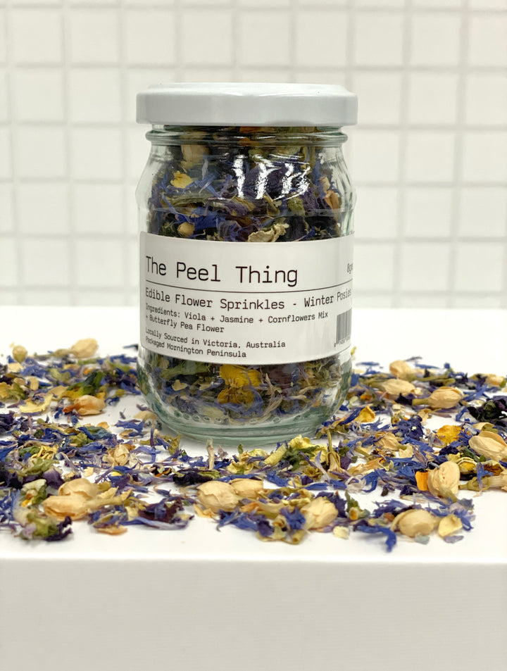 Edible Flower Sprinkles - Winter Posies