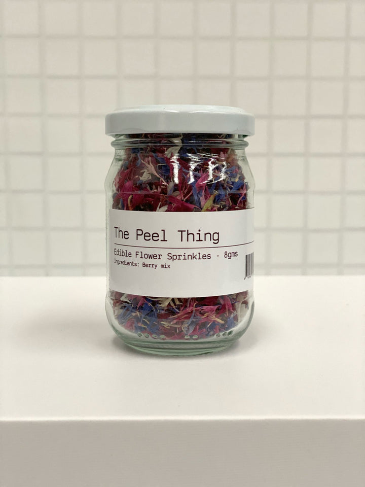 Edible Flower Sprinkles - Berry Mix