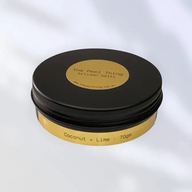 The Peel Thing Artisan Cocktail Salts - Coconut + Lime - 70gm