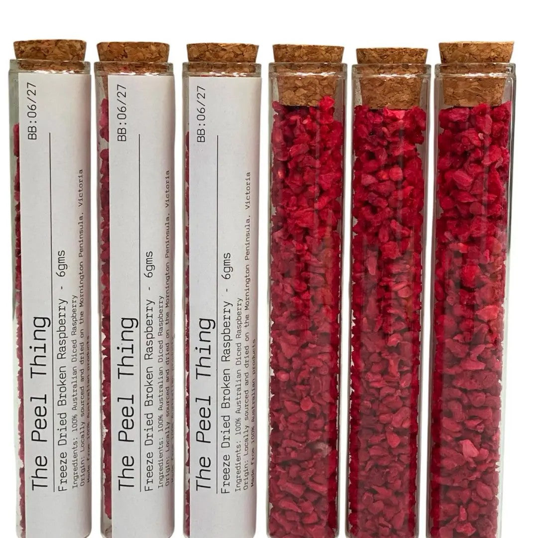 Gift Size Test Tube Freeze Dried - Broken Raspberries