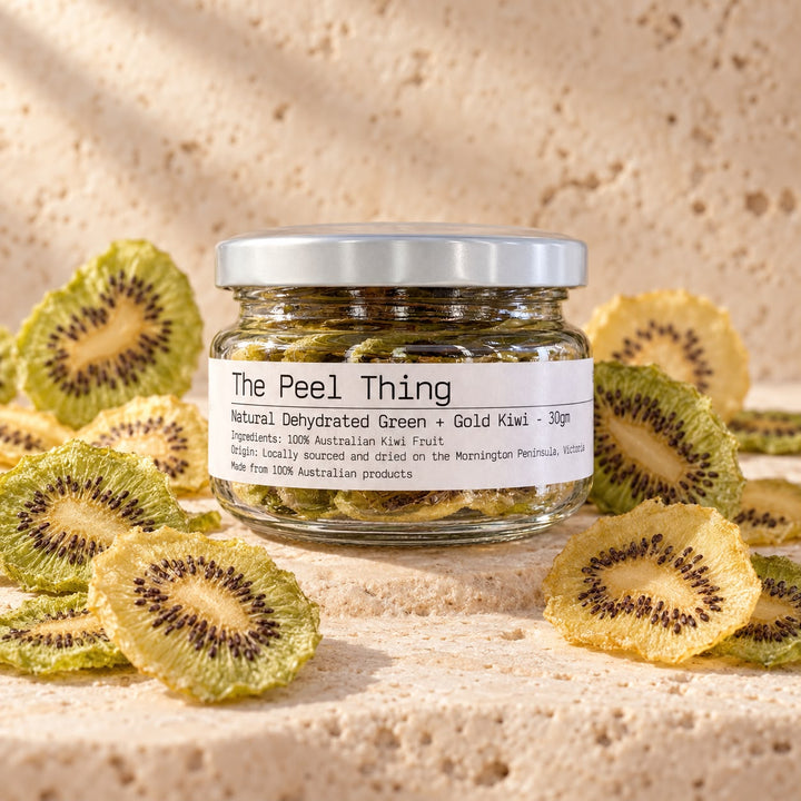 Natural Dehydrated Green + Gold Kiwi - 30gms