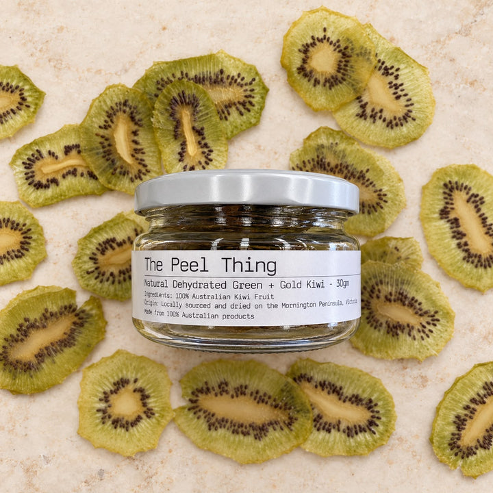 Natural Dehydrated Green + Gold Kiwi - 30gms