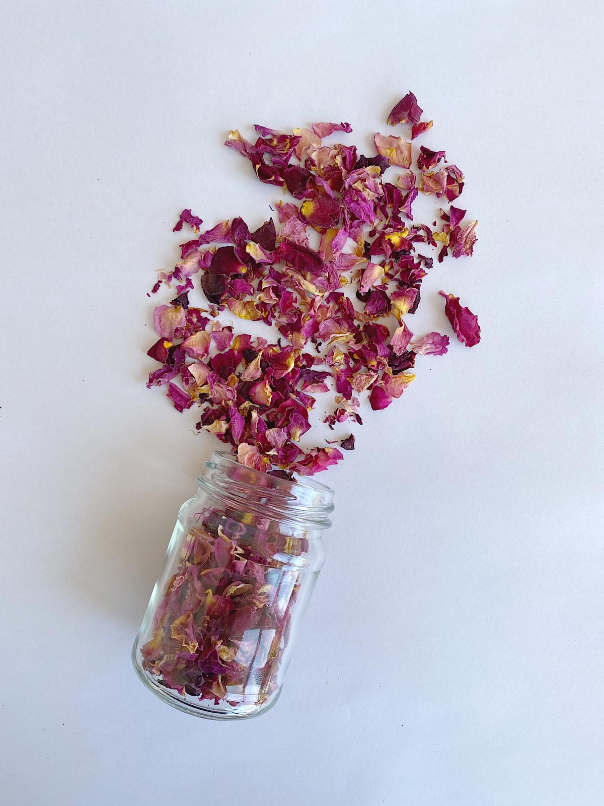 Rose Petals - Edible Flower Sprinkles