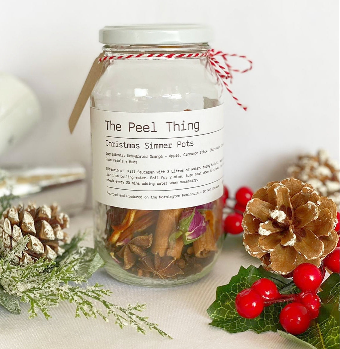 The Peel Thing Christmas Simmer Pots - 50gms