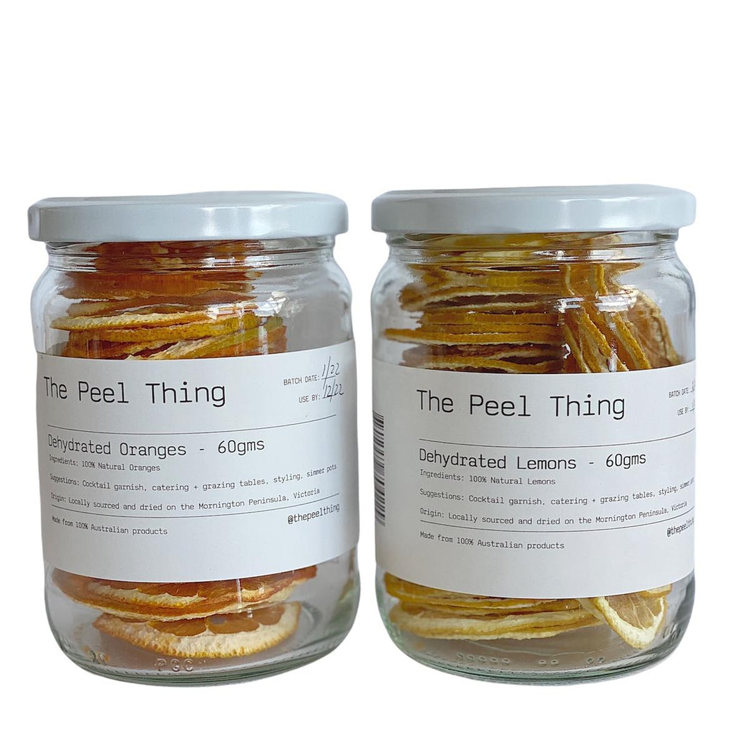 Natural Orange 60gm Jar + Natural Lemon 60gm Jar