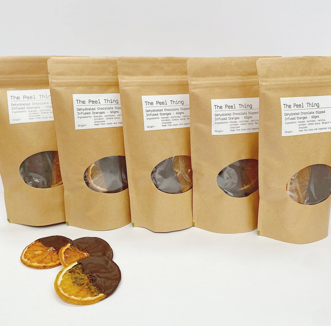 The Peel Thing Dehydrated Chocolate Dipped Infused Oranges - 60gms