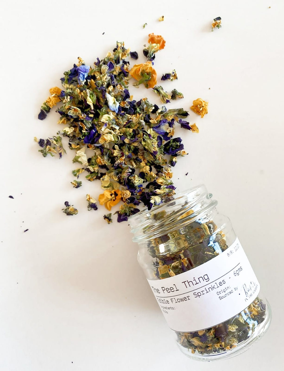 Viola - Edible Flower Sprinkles - The Peel Thing