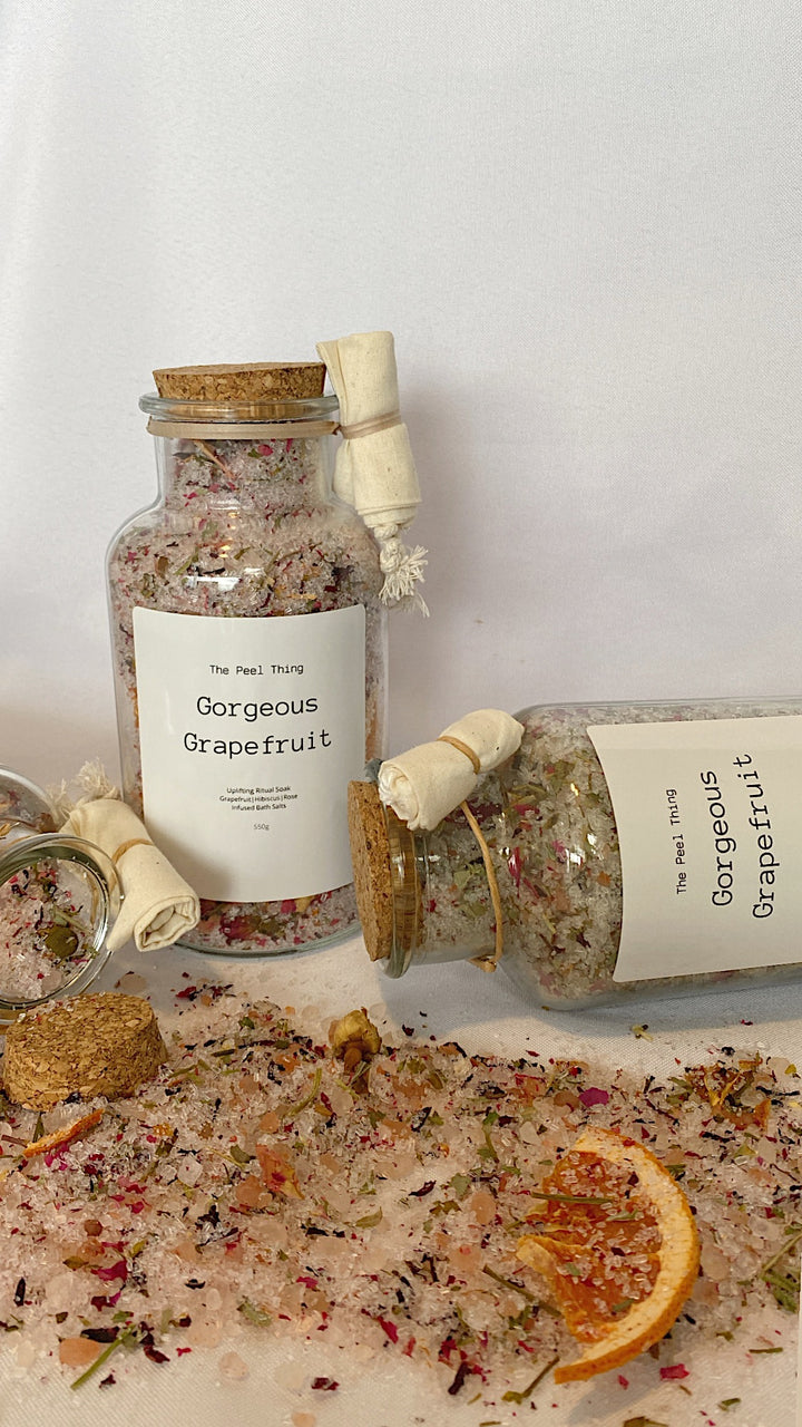 Gorgeous Grapefruit Infused Bath Salts (550g)